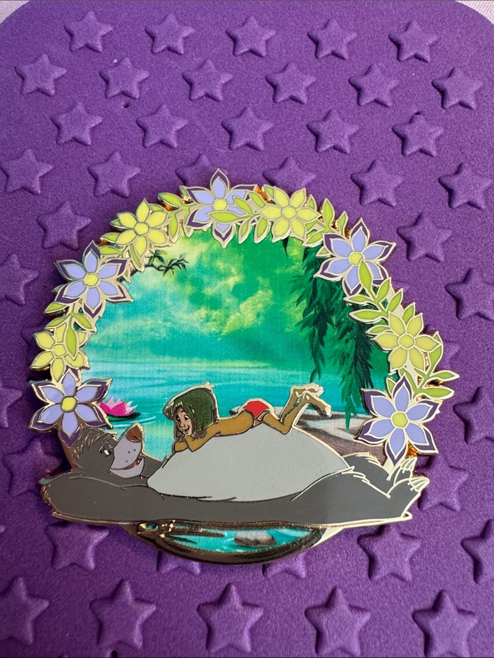 Palm Disney Jumbo Classic Mogli and Baloo pin